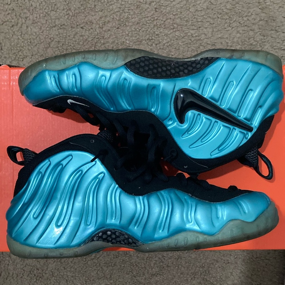 Nike Foamposite Pro Electric Blue Size 12